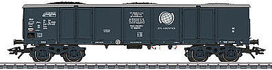 Marklin 47176 HO Scale CTL Type Eaos High-Side Gondola w/Coal Load 5-Pack - 3-Rail - Ready to Run -- Swiss Federal Railways SBB/CFF/FFS (Era VI 2011, black)