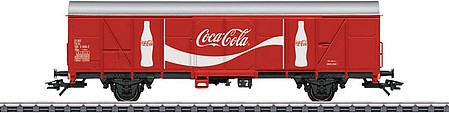 Marklin 47366 HO Scale Type Gbs Boxcar - 3-Rail - Ready to Run -- Swedish State Railways SJ (Era IV, Coca-Cola Scheme)