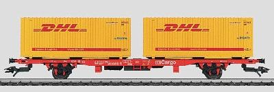 Marklin 47705 HO Scale Container Car -- DHL DB AG