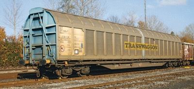 Marklin 48056 HO Scale Type Habbins 15 High-Capacity Sliding-Wall Boxcar - 3-Rail Ready to Run -- German Railroad Inc.