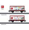 Marklin 48617 HO Scale Boxcar - 3-Rail - Ready to Run -- Start Up Club Car 2017 - Soccer Graphics (white, red)