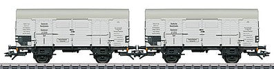 Marklin 48815 HO Scale Milk Car 2-Pack w/ Truck - 3-Rail - Ready to Run - Exclusiv -- German State Railroad DRG