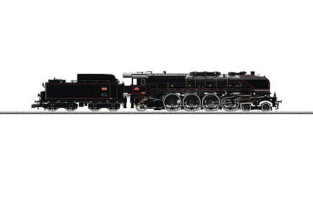 Marklin 55082 HO Scale Class 241 A 4-8-2 - Sound and Digital -- French State Railways SNCF 241-A-65 (Era II, Museum Scheme, black, red)