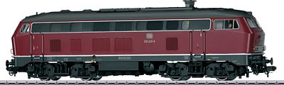 Marklin 55716 I Scale Class 218 Diesel w/Sound & Digital -- German Federal Railroad DB (Era IV, red, gray)