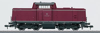 Marklin 55728 I Scale Class V 100.20 Diesel - DCC/Digital & Sound Equipped -- German Federal Railroad DB (Era III, red, gray)