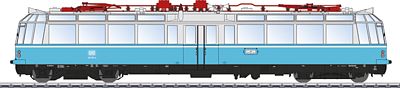 Marklin 55918 1:32 Scale Class 491 Glass Train Observation Electric Railcar w/Sound & Digital -- German Federal Railroad DB (Era IV, blue, white)