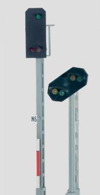 Marklin 56136 I Scale Home & Distant Signal Set