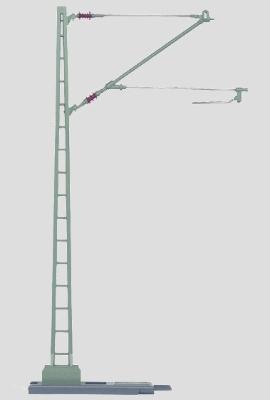 Marklin 5633 HO Scale DB CATENARY FEEDER MAST