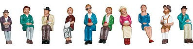 Marklin 56404 I Scale Seated Passengers -- pkg(10)