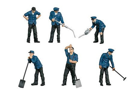 Marklin 56406 I Scale Track Maintenance Workers -- pkg(6)