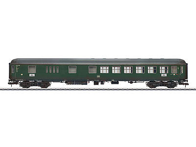 Marklin 58056 I Scale Type BD4um-61 Baggage-Coach - Ready to Run -- German Federal Railroad DB #95 162 (Weathered, Era III, green)
