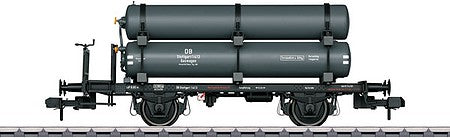 Marklin 58060 I Scale 2-Axle Maintenance Tank Car - Ready to Run -- German Federal Railroad DB 1413 (Era III 1953, black, gray)