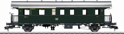 Marklin 58156 I Scale Era III 1st/2nd Class Passenger Car -- DB German Federal Railroad (Donnerbuchse)