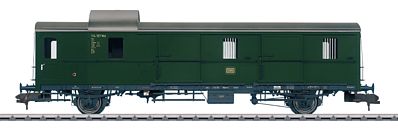 Marklin 58194 I Scale Type Pwi Thunder Box Baggage - Ready to Run -- German Federal Railroad DB #114 167 (Era III, green, gray)