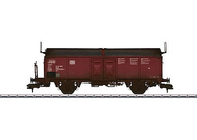 Marklin 58252 1:32 Scale Type Tms 851 Sliding-Roof Gondola - Ready to Run -- German Federal Railroad DB #01 80 575 8 246-4 (Era IV, Boxcar Red)