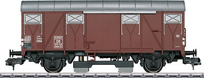 Marklin 58269 I Scale Type Gmhs 53 Boxcar Track Cleaning Car - Ready to Run -- German Federal Railroad DB (Era III, Boxcar Red)