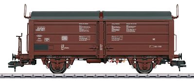 Marklin 58331 I Scale Type Tims 858 Sliding Roof/Wall Gondola/Hopper w/Brake Platform - Ready to Run -- German Federal Railroad DB (Era IV, Boxcar Red)
