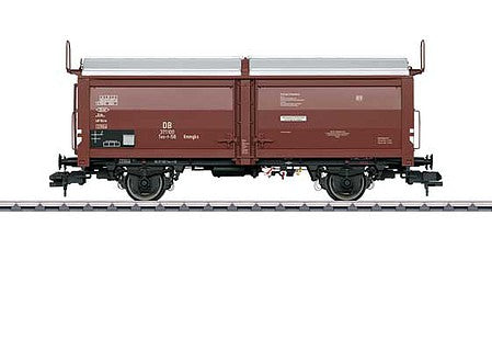 Marklin 58377 I Scale Type Kmmgks 58 Sliding Roof, Sliding Wall Boxcar - Ready to Run -- German Federal Railroad DB 371100 (Era IIIb, Boxcar red, silver)