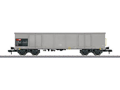 Marklin 58803 I Scale Type Eaos 106 High-Side Gondola - Ready to Run -- Swiss Federal Railways SBB/CFF/FFS #1 (Era IV, gray)