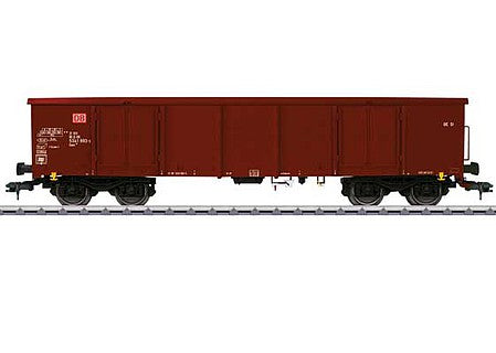 Marklin 58805 I Scale Type Eaos 106 High-Side Gondola - Ready to Run -- German Railroad DB AG 31 80 534 1 693-5 (Era VI, Boxcar Red)