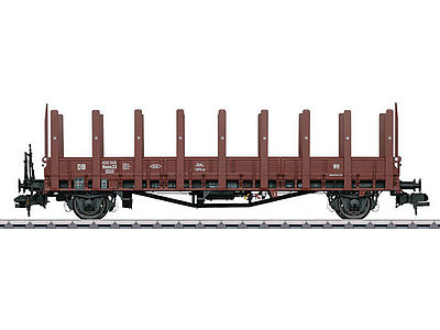 Marklin 58817 I Scale Rmms 33 Ulm Low-Side Gondola w/Stakes - Ready to Run -- German Federal Railroad DB #431 329 (Era III, Boxcar Red)