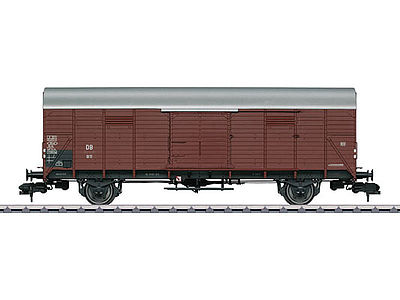 Marklin 58833 1:32 Scale Type Gl 11 Dresden Wood Boxcar - Ready to Run -- German Federal Railroad DB #3 (Era III, Boxcar Red)