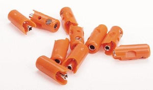 Marklin 71424 All Scale New Style Sockets pkg(10) -- Orange