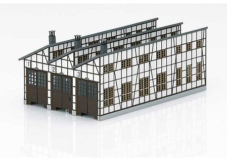 Marklin 72709 HO Scale Rottweil Locomotive Shed -- Laser-Cut Kit - 12-1/8 x 9-3/16 x 4-5/8" 30.8 x 23.3 x 11.8cm