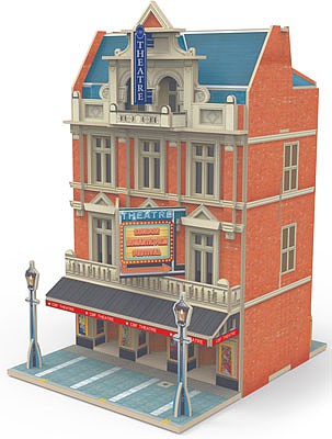 Marklin 72782 HO Scale Theater 3D Building Kit - Start Up