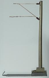 Marklin 74103 HO Scale Marklin HO Catenary -- Concrete Mast Height: 3-15/16" Pkg(5)