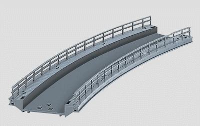 Marklin 74623 HO Scale C-Track -- Curved Ramp - 17-1/4" 43.8cm Radius (R2)