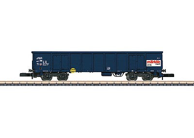 Marklin 80826 Z Scale Type Eanos Gondola - Ready to Run -- 2016 Marklin Magazine Car (blue)