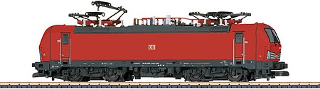 Marklin 88231 Z Scale Siemens Vectron Class 193 Electric - Standard DC -- German Railroad DB AG (Era VI 2017, red, gray)