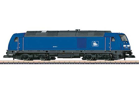 Marklin 88378 Z Scale Bombardier TRAXX Class 285 Electric - Standard DC -- Pressnitz Valley Railroad (Era VI, blue, black)