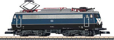 Marklin 88414 Z Scale Class 110.3 Electric - Standard DC - 2018 Insider -- German Federal Railroad DB (Era IV 1979, blue, silver)