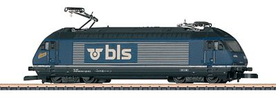 Marklin 88465 Z Scale Class 465 Electric - Standard DC -- Bern-Lotschberg-Simplon BLS 100th Anniversary (Era VI, blue, black, white)