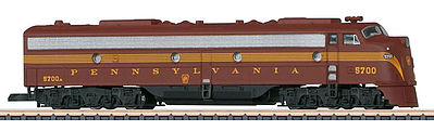 Marklin 88629 Z Scale EMD E8A - Standard DC -- Pennsylvania Railroad (Tuscan, 5-Stripe)
