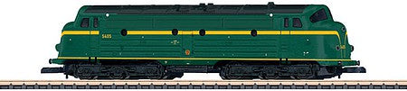 Marklin 88634 Z Scale NOHAB Class 54 Diesel - Standard DC -- Belgian State Railways SNCB-NMBS (Era IV, green, yellow)