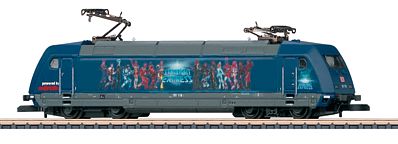 Marklin 88675 Z Scale Class 101 Electric - Standard DC -- Starlight Express (25 Year Jubilee, blue, gray)