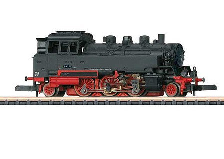 Marklin 88744 Z Scale Class 64 2-6-2T Bubikopf - Standard DC -- German Federal Railroad DB (Era III, black, red)