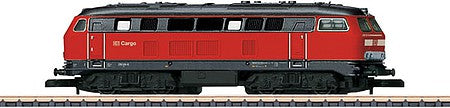 Marklin 88791 Z Scale Class 216 Diesel - Standard DC -- German Railroad DB AG (Era V, red, gray)
