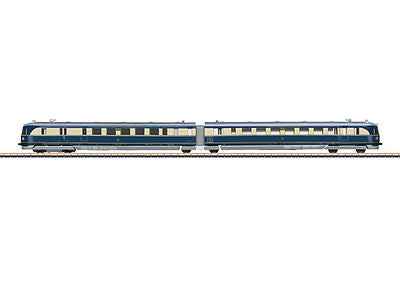 Marklin 88873 Z Scale Class SVT 137 Diesel Railcar - Standard DC -- German Railroad DB AG #137 225 (Era V, blue, cream, Museum Version)