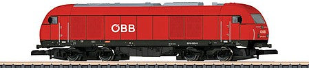 Marklin 88880 Z Scale Class 2016 Hercules Diesel - Standard DC -- Austrian Federal Railways OBB (Era V, red, gray)