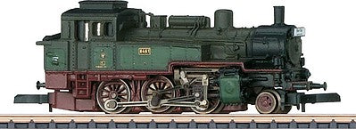 Marklin 88957 Z Scale Class T12 2-6-0T - Standard DC -- Royal Prussian Railway Administration KPEV (Era I 1915, green, red)
