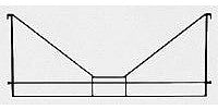 Marklin 8925 Z Scale Catenary -- Cross Span 2-7/8"