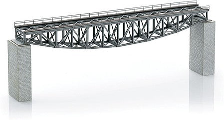 Marklin 89758 Z Scale Fish Belly Steel Bridge with Abutments -- Laser-Cut Card Kit - 8-5/8 x 1-1/8 x 1-1/8" 22 x 2.8 x 2.9cm