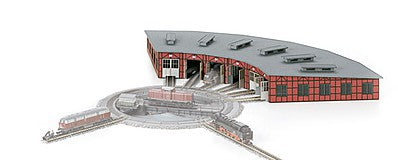 Marklin 89835 Z Scale Roundhouse -- Laser-Cut Card Kit