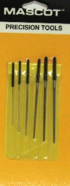 Mascot 311 Set of 6 Mini Reamers, Drill Gauge 42-73