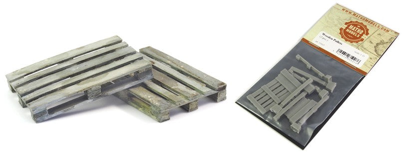 Matho Models 35007 1/35 Wooden Type Pallets Resin (2)