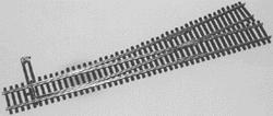 Micro Engineering 14705 HO Scale Code 83 Flex-Track(TM) #6 Turnout -- Left Hand